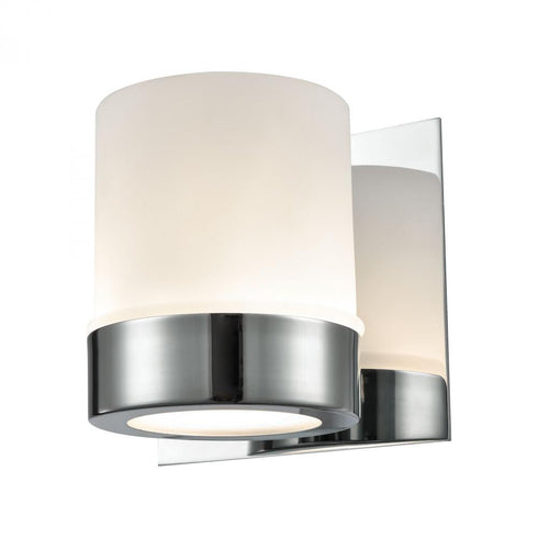 Elk (Alico) Mulholland 1 Light Vanity In Chrome And Opal Model: BV2121-10-15