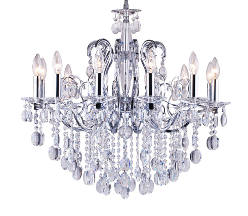 Bethel International 10 Light Chandelier Model: TD15CH