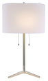 Bethel International 2 Light Table Lamp Model: JTL123HL-PN