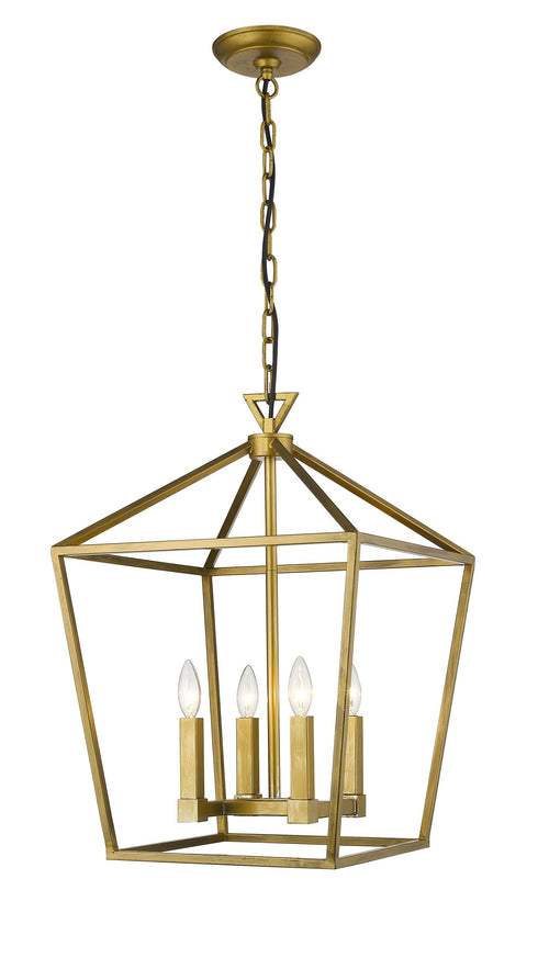 Bethel International 4 Light Ceiling Fixture Model: YS6217-4PB-GD