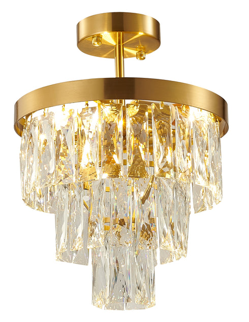 Bethel International 4 Light Semi Flush Mount Model: OC37C12G