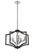 Bethel International 5 Light Single Pendant Lighting Model: YS6904-5P-BK-CH