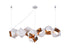 Bethel International 8 Light Ceiling Fixture Model: SR12WH