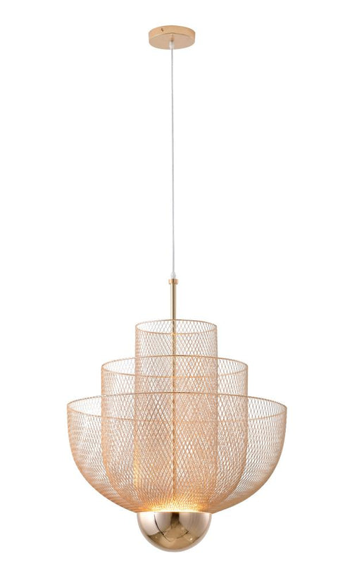 Bethel International 1 Light LED Chandelier Model: DLS84C23GS