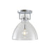 Bethel International 1 Light Semi Flush Mount Model Number: LC02FM14BLK