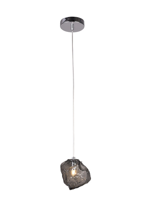Bethel International 1 Light Single Pendant Lighting Model: DU126SMK