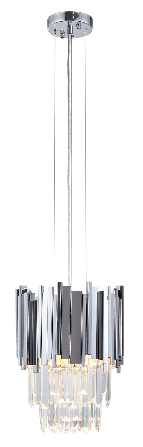 Bethel International 1 Light Single Pendant Lighting Model: MU106P9CH