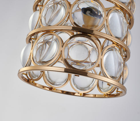 Bethel International 1 Light Single Pendant Lighting Model: MU107P8G