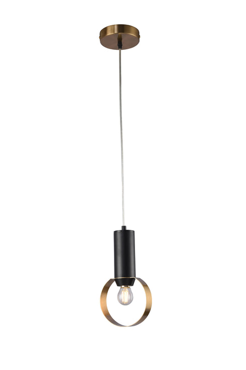 Bethel International 1 Light Single Pendant Lighting Model: TR78P10G