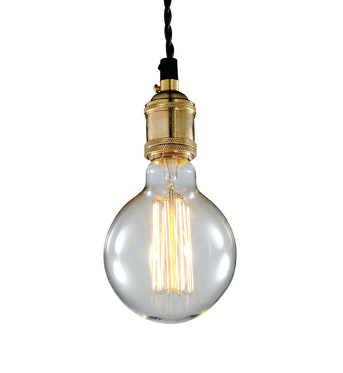 Bethel International 1 Light Single Pendant Lighting Model: AV60-1BLK