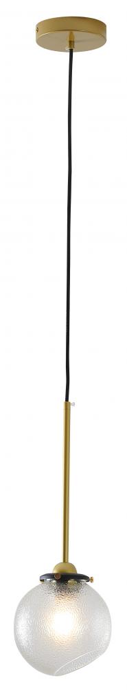 Bethel International 1 Light Single Pendant Lighting Model: AV76P6G