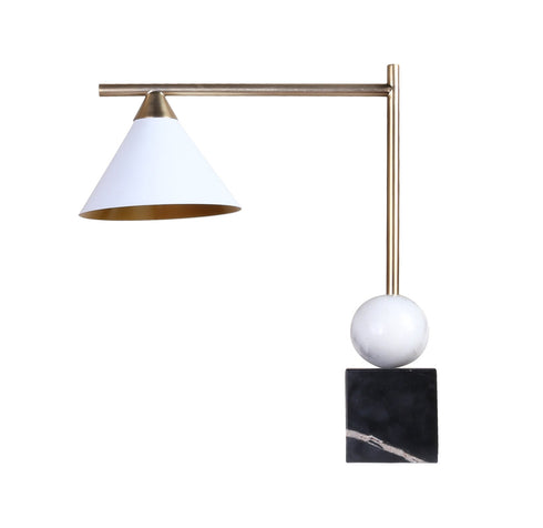 Bethel International 1 Light Table Lamp Model: MTL19PQ-GD