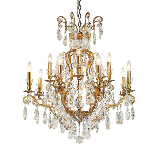 Bethel International 13 Light Chandelier Model: BET80C32AB