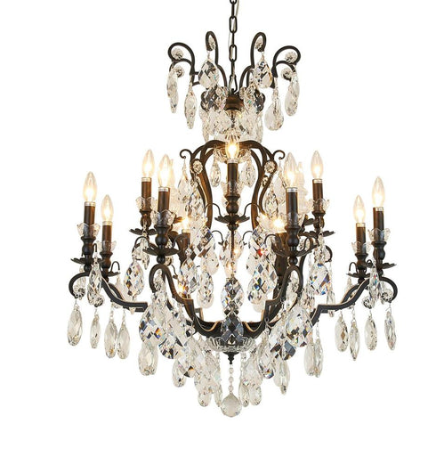 Bethel International 13 Light Chandelier Model: BET80C32BLK