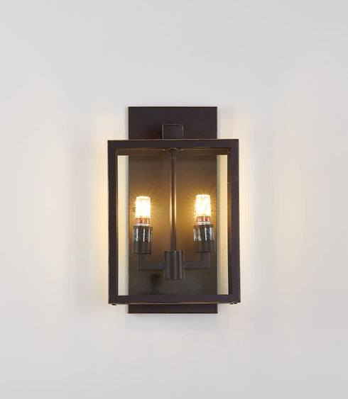 Bethel International 2 Light Outdoor Wall Sconce Model: KC04W16BLK