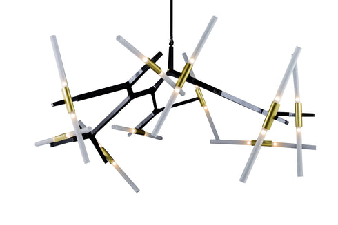 Bethel International 20 Light Chandelier Model: MA33BLK