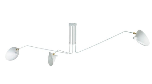 Bethel International 3 Light Flushmounts Model: BEL16WH