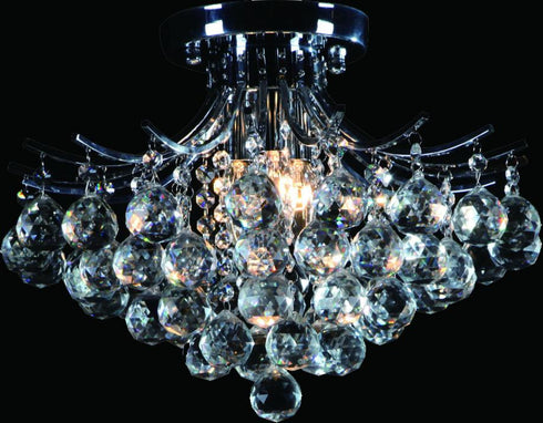 Bethel International 3 Light Flush Mount Model: BET02CH
