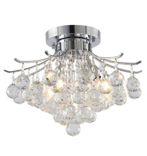 Bethel International 3 Light Semi Flush Mount Model: BET02FM16CH