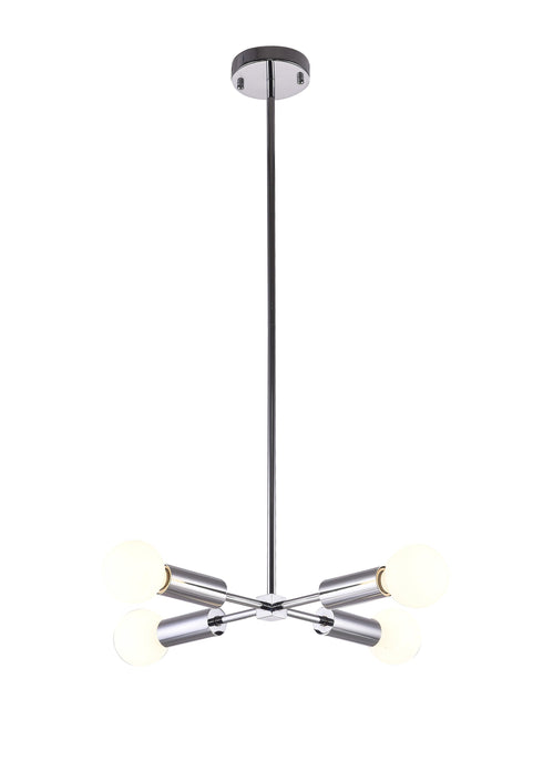 Bethel International 4 Light Ceiling Fixture Model: DU128C15CH