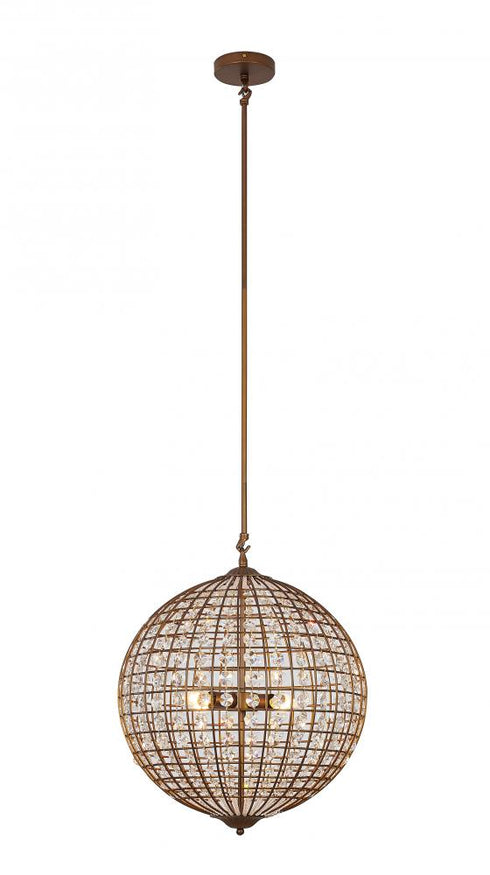 Bethel International 4 Light Chandelier Model: ARN02CUS