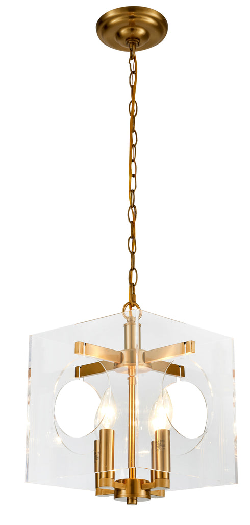 Bethel International 4 Light Chandelier Model: TD10GD