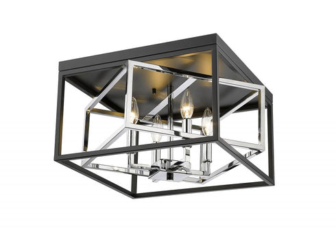 Bethel International 4 Light Flush Mount Model: YS218FM16BCH