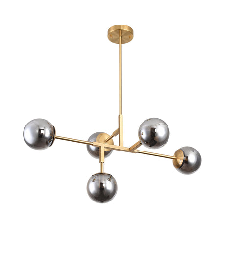 Bethel International 5 Light Ceiling Fixture Model: DU145C30G