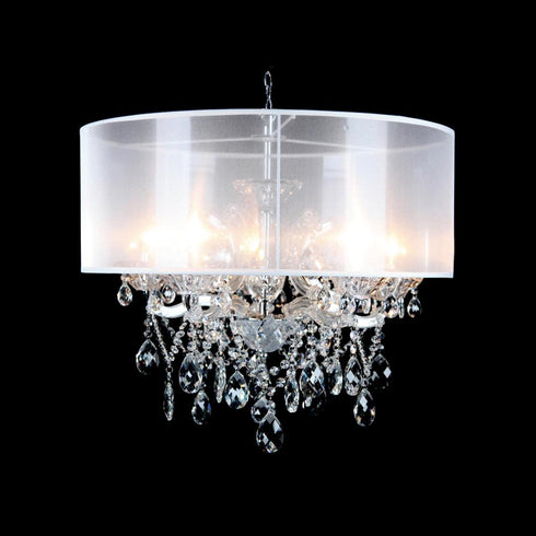Bethel International 5 Light Chandelier Model: 10423-C-S