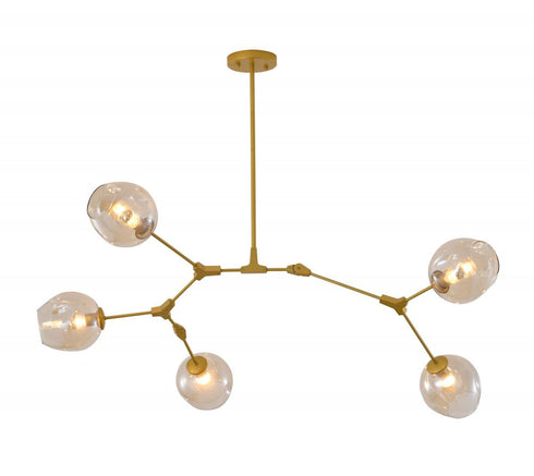 Bethel International 5 Light Chandelier Model: DLS56C59G