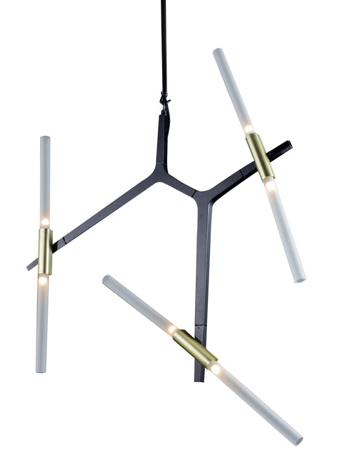 Bethel International 6 Light Ceiling Fixture Model: MA20BLK