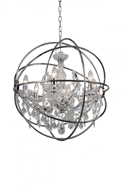 Bethel International 6 Light Chandelier Model: 9849/6P-CH