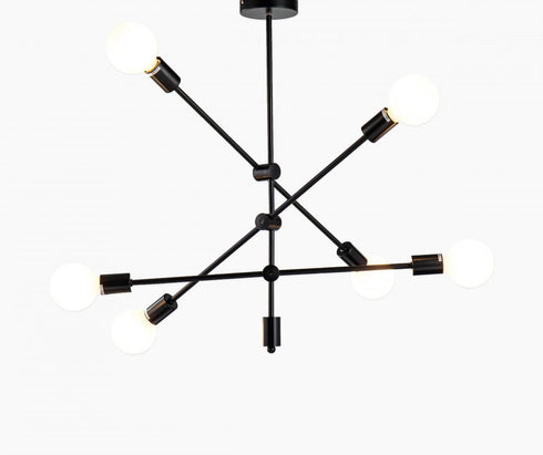 Bethel International 6 Light Chandelier Model: GL327C26B