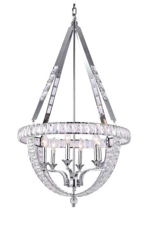 Bethel International 6 Light Chandelier Model: LA17