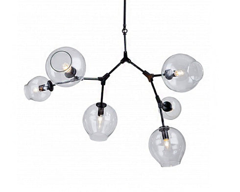 Bethel International 6 Light Chandelier Model: MA10BLK