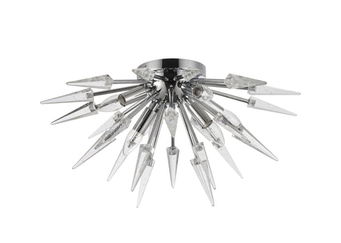 Bethel International 6 Light Flush Mount Model: DP01