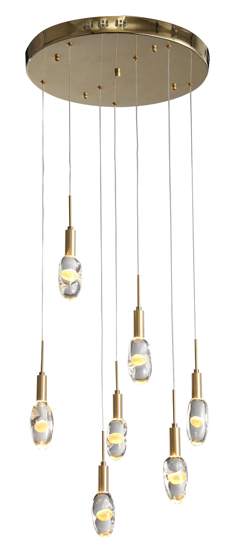 Bethel International 7 Light LED Chandelier Model: FT86C18A