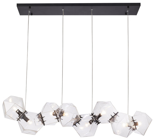 Bethel International 8 Light Ceiling Fixture Model: SR12CBLK