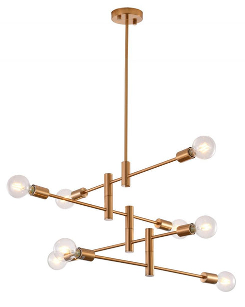 Bethel International 8 Light Chandelier Model: DLS42C35BR