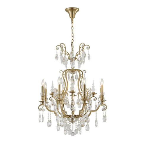 Bethel International 9 Light Chandelier Model: BET65XL-AB