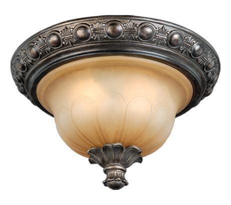 BG-CCU130PZ Vaxcel Bellagio 13" Flush Mount Parisian Bronze