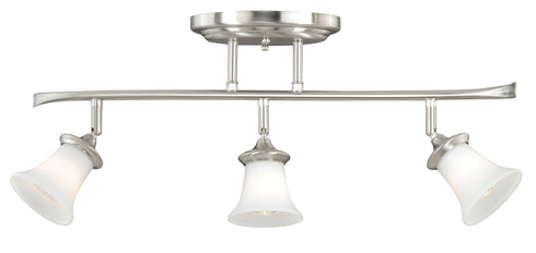 C0012 Vaxcel Sonora 3L Ceiling Light Satin Nickel