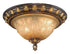 CA-CCU150WA Vaxcel Caesar 15" Flush Mount Walnut Patina