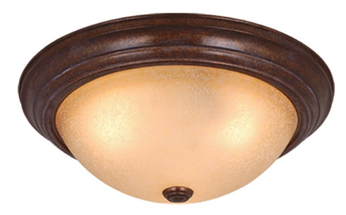 CC25113RBZ Vaxcel Saturn 13" Flush Mount Royal Bronze