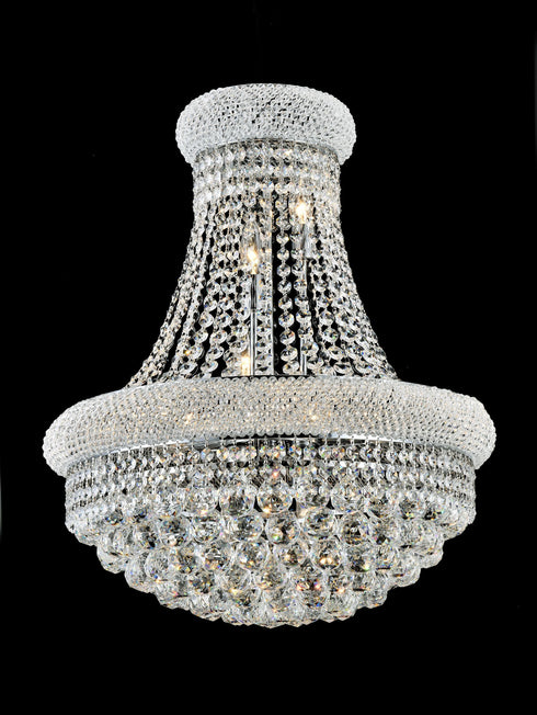 Chrome Classic Crystal Balls Chandelier