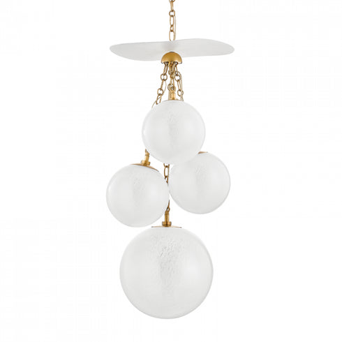Corbett 4 Light Pendant Model: 419-36-VB/GSW