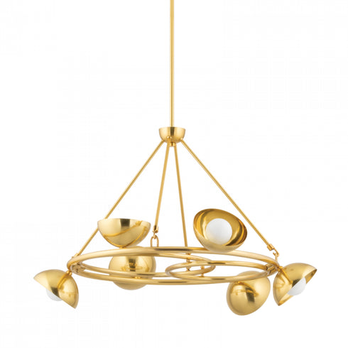 Corbett 6 Light Chandelier Model: 403-06-VB
