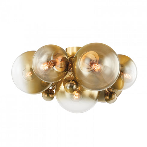 Corbett 7 Light Flush Mount Model: 427-07-VPB