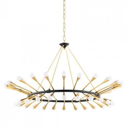 Corbett Aries 48 Light Chandelier Model: 401-48-VPB/BBR