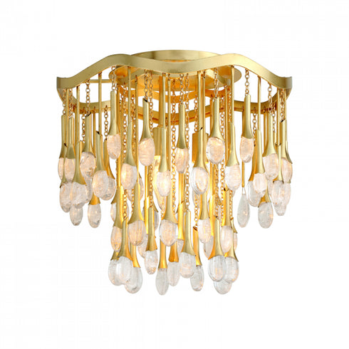 Corbett Kiara 3 Light Semi Flush Model: 286-33-GL